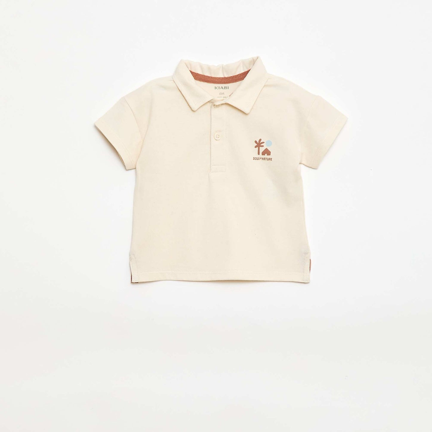 Polo t-shirt imprimé JAUNE