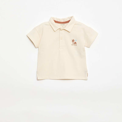 Polo t-shirt imprimé JAUNE