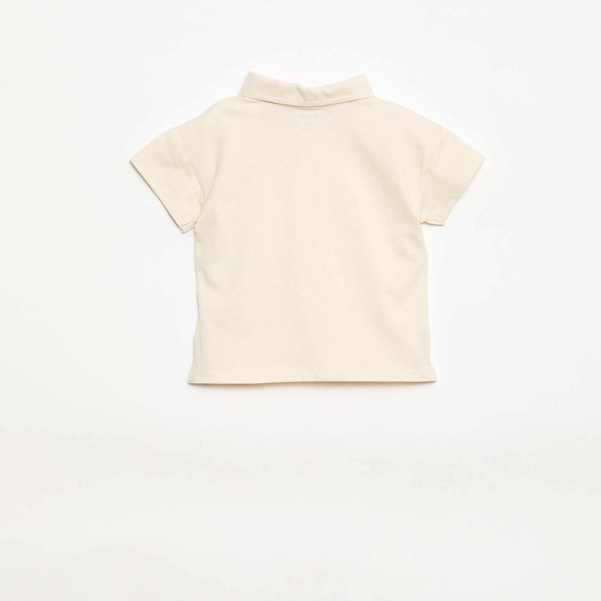 Polo t-shirt imprimé JAUNE