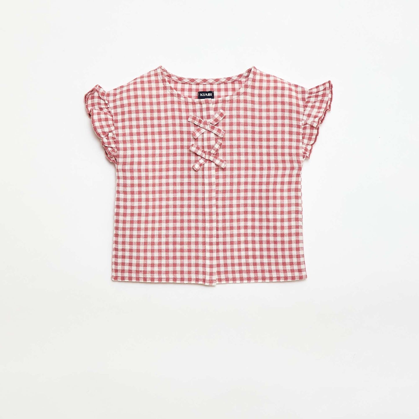 Blouse imprimé vichy ROSE