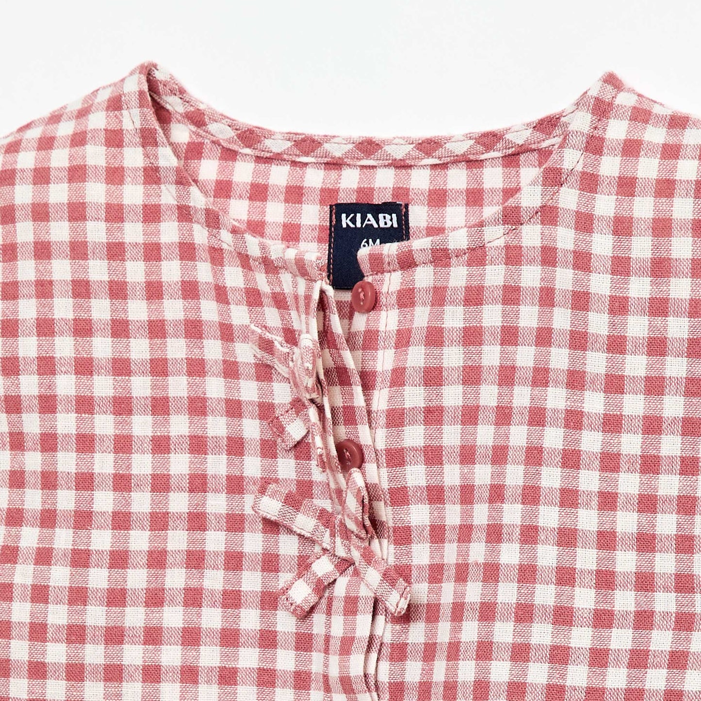 Blouse imprimé vichy ROSE
