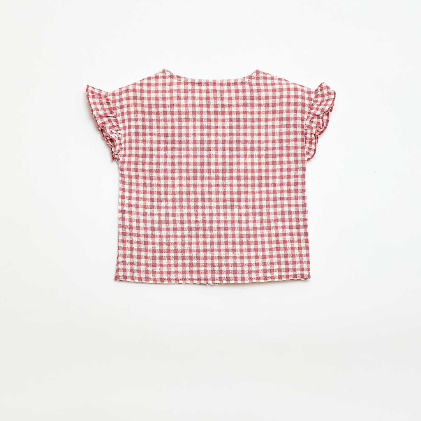 Blouse imprimé vichy ROSE