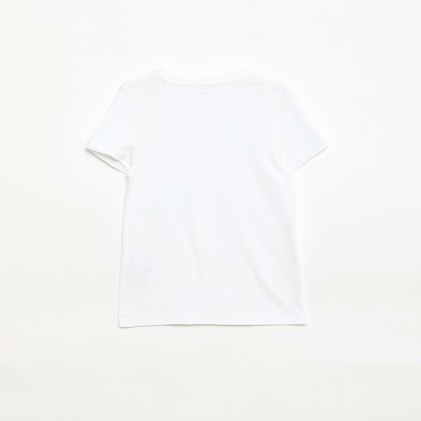 T-shirt en maille jersey uni BLANC