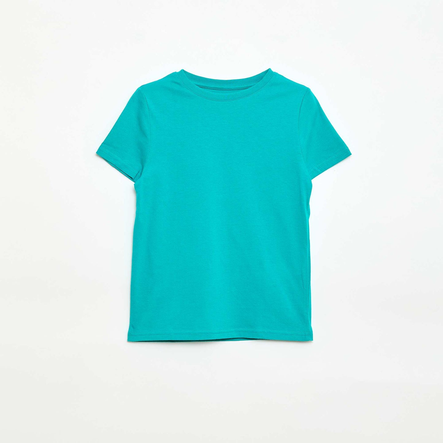 T-shirt en maille jersey uni VERT