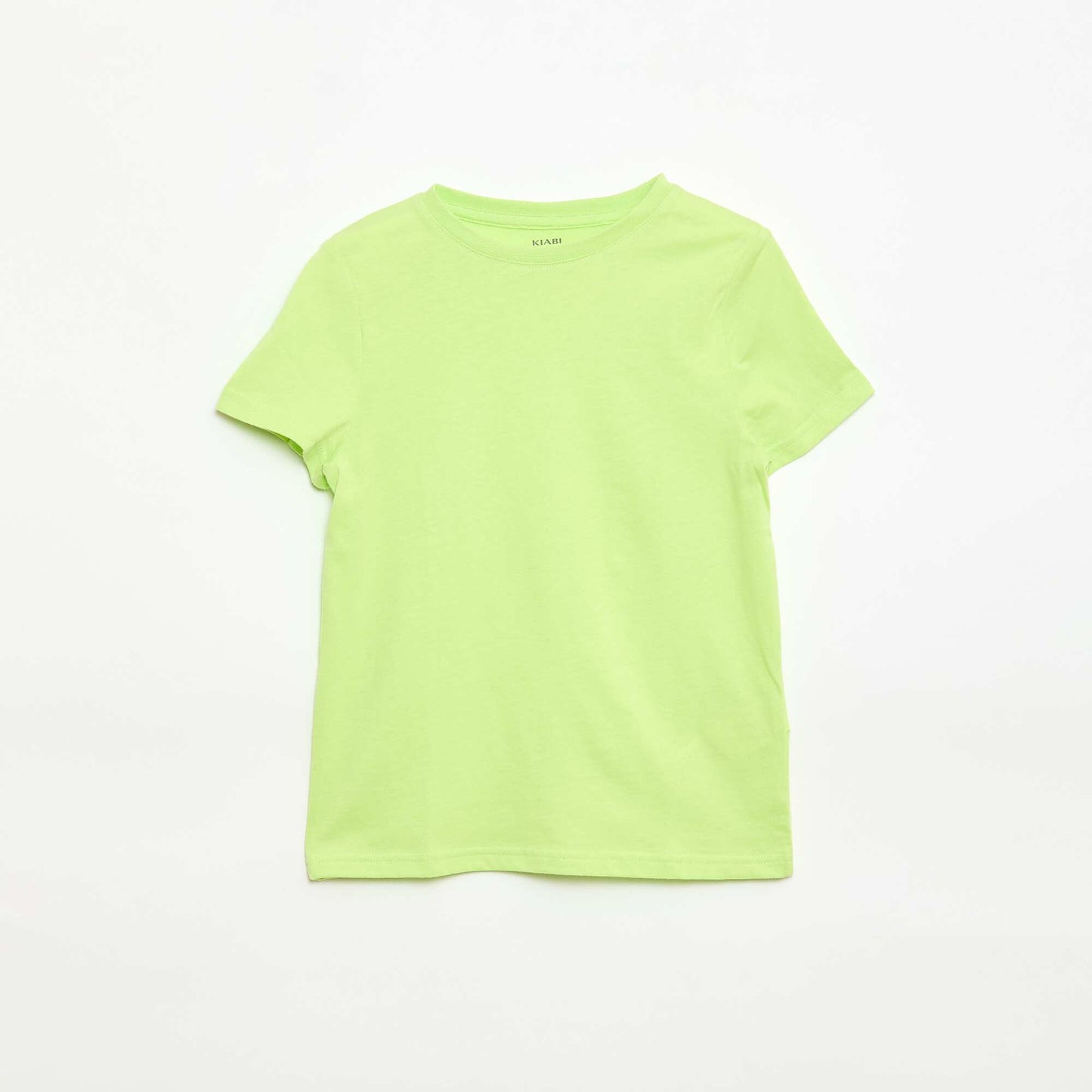 T-shirt en maille jersey uni VERT