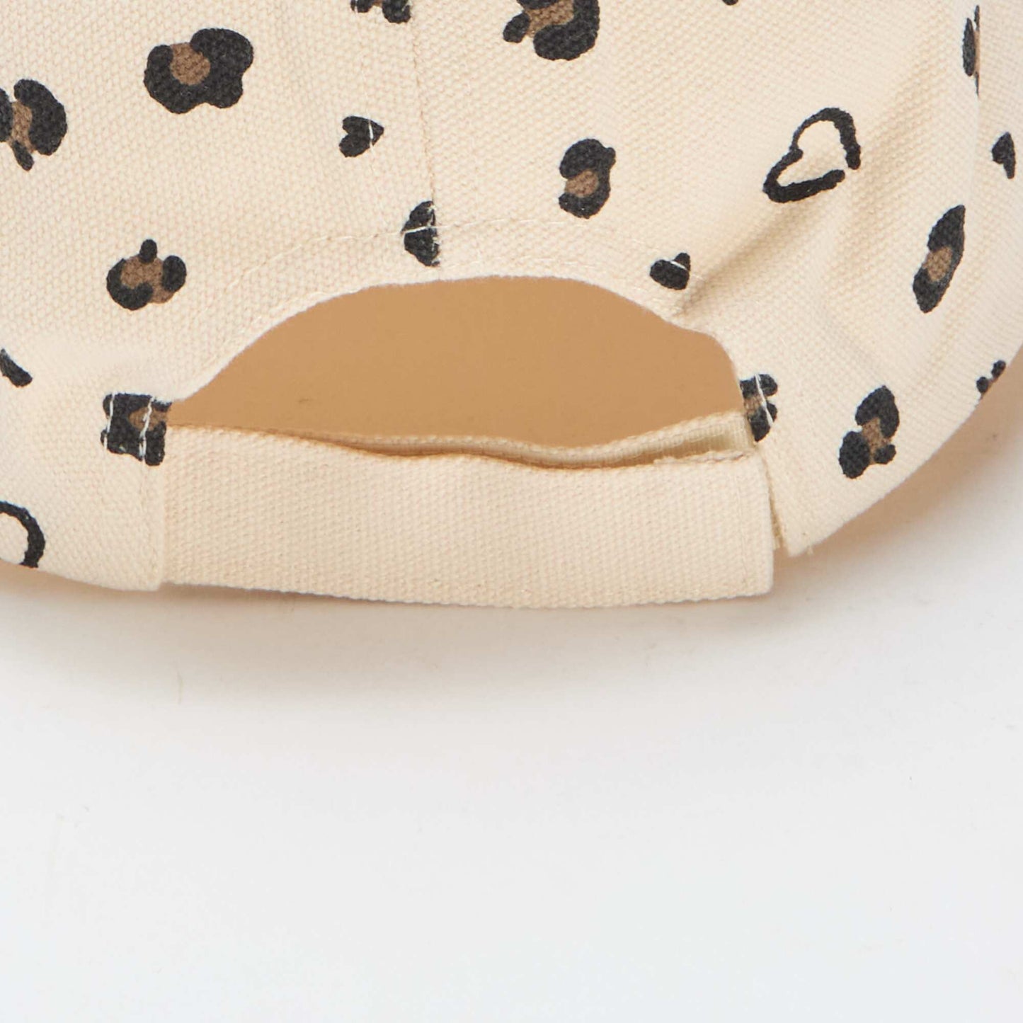 Casquette à motif réglable par scratch MARRON