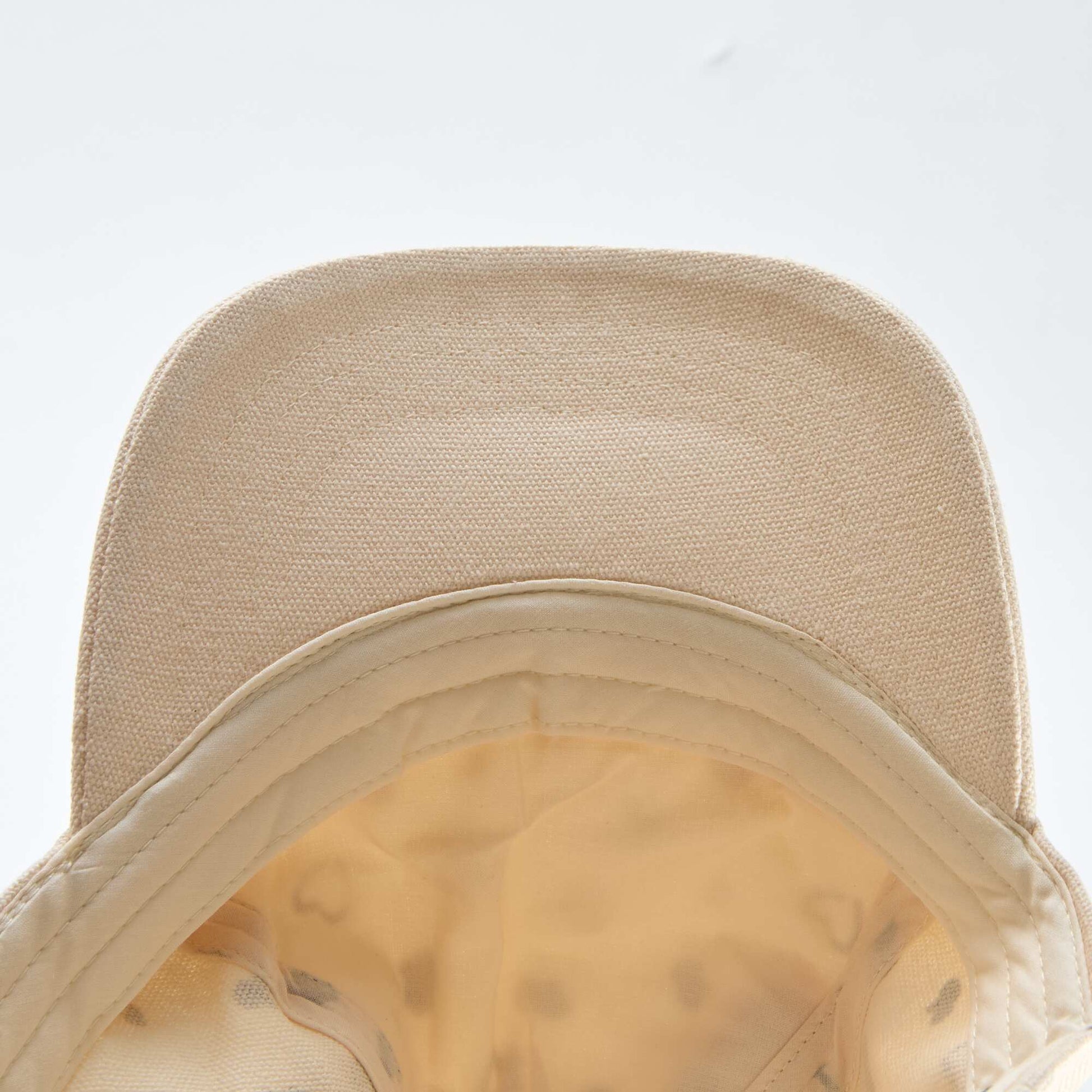 Casquette à motif réglable par scratch MARRON