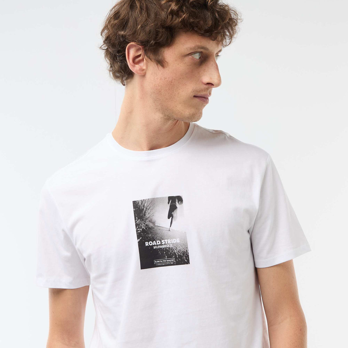 T-shirt imprimé fantaisie BLANC