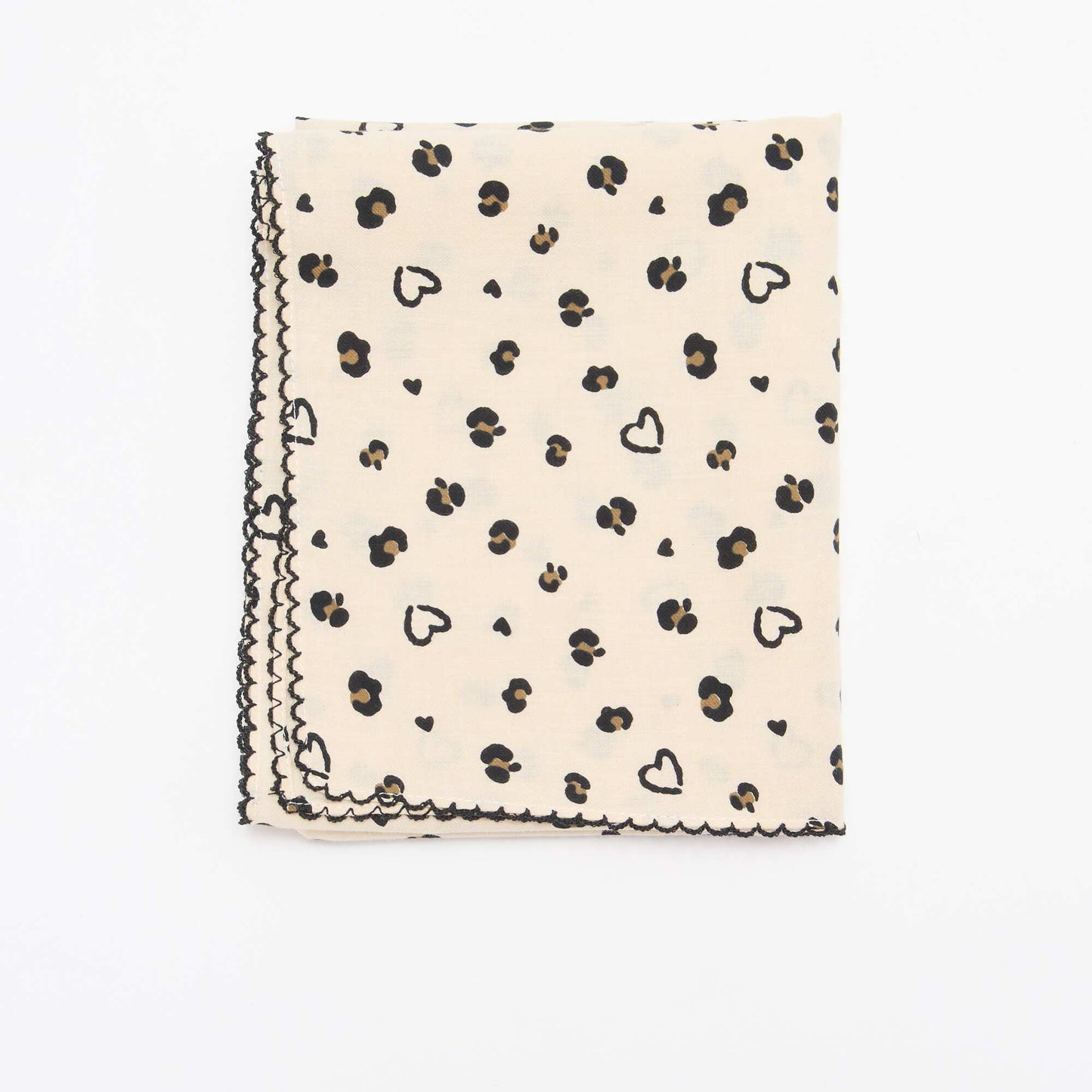 Foulard carré imprimé LéOPARD