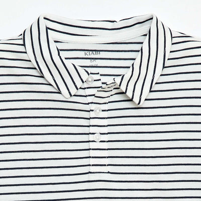 T-shirt polo large BLEU