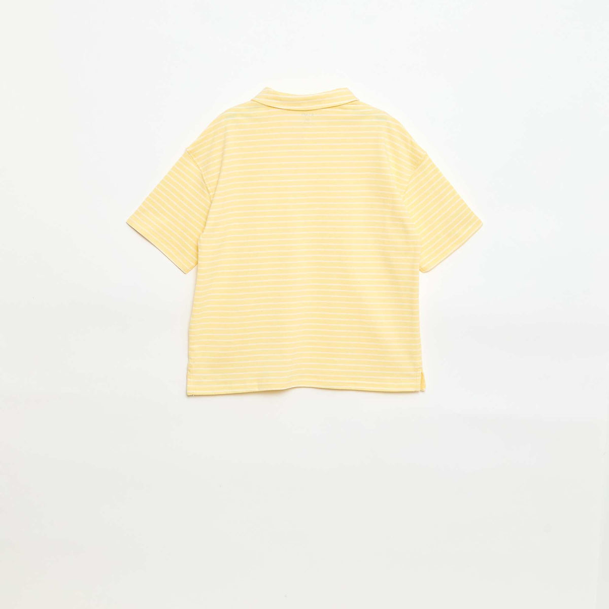 T-shirt polo large JAUNE
