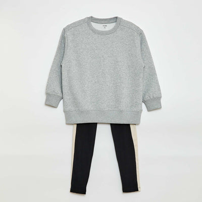 Ensemble sweat + legging - 2 pièces GRIS