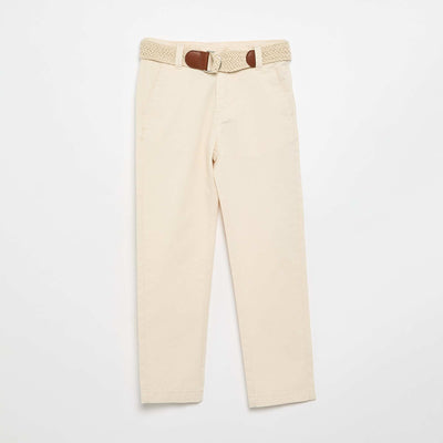 Pantalon chino BLANC