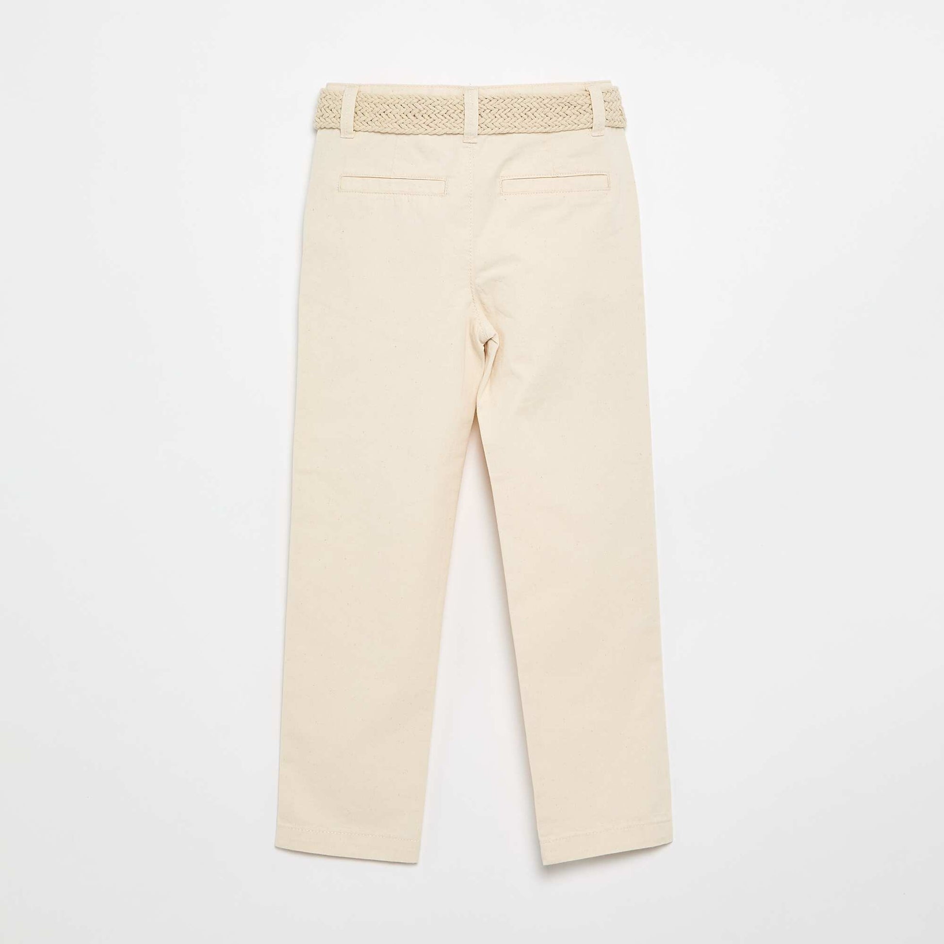 Pantalon chino BLANC