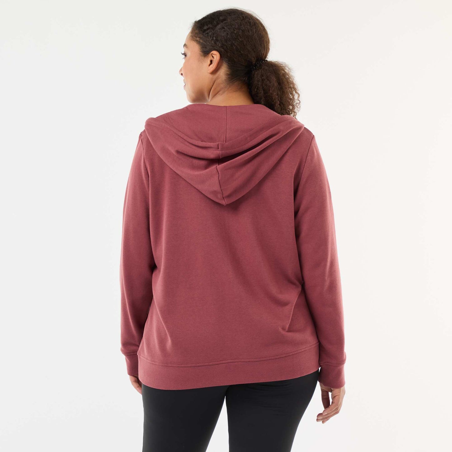 Sweat basique en molleton BORDEAUX