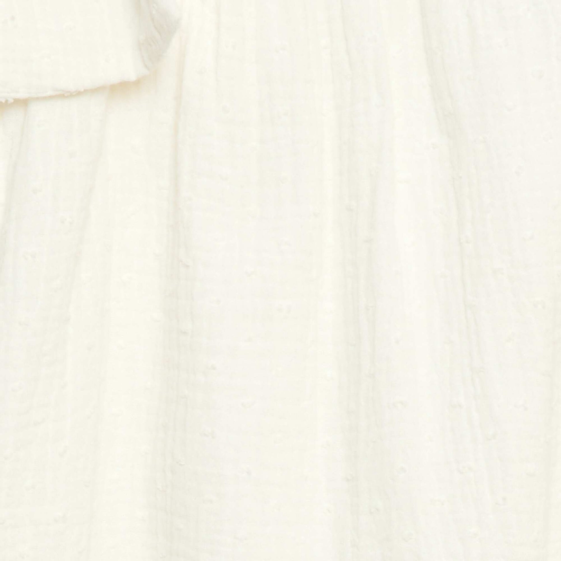 Robe corolle à bretelles unie BLANC