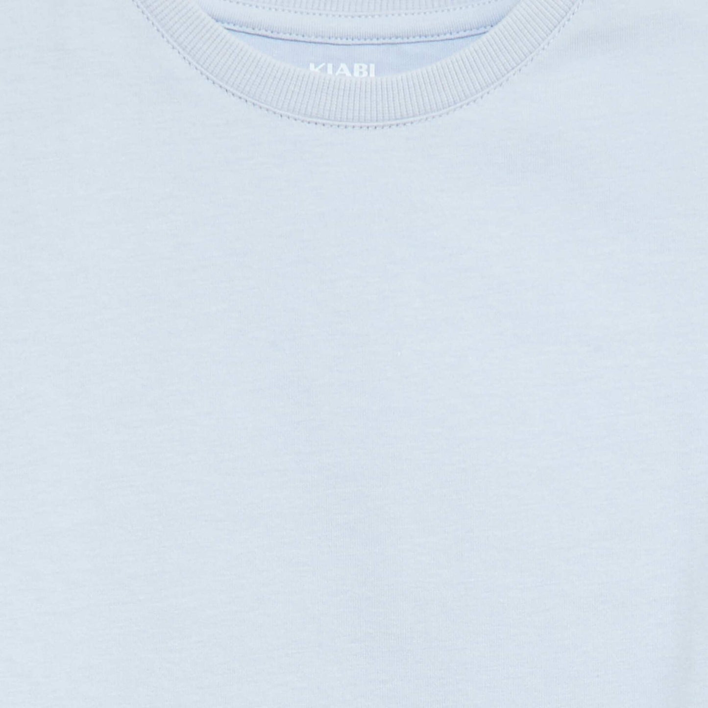 T-shirt en maille jersey manches courtes BLEU