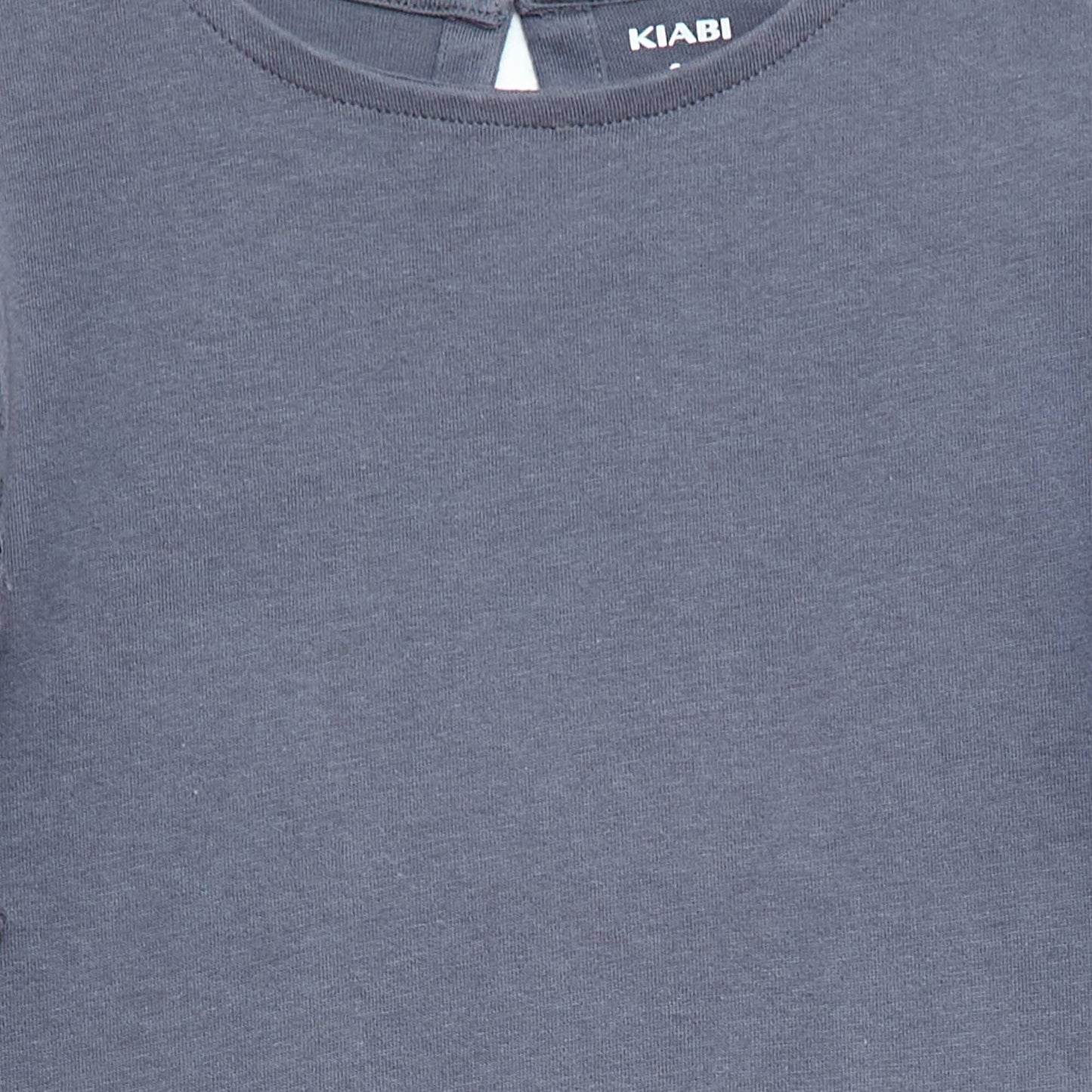 T-shirt à manches courtes en broderies anglaises GRIS