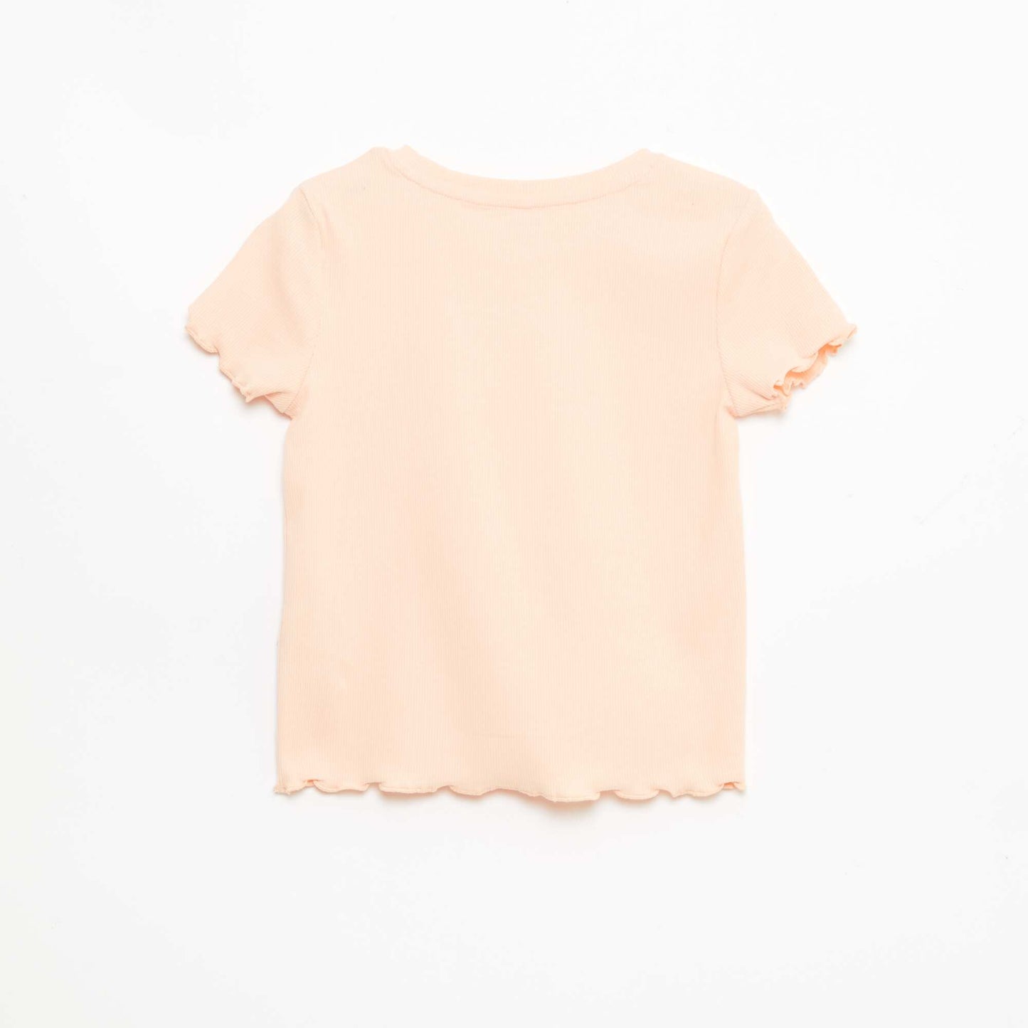 T-shirt à manches courtesavec forme ajourée ORANGE