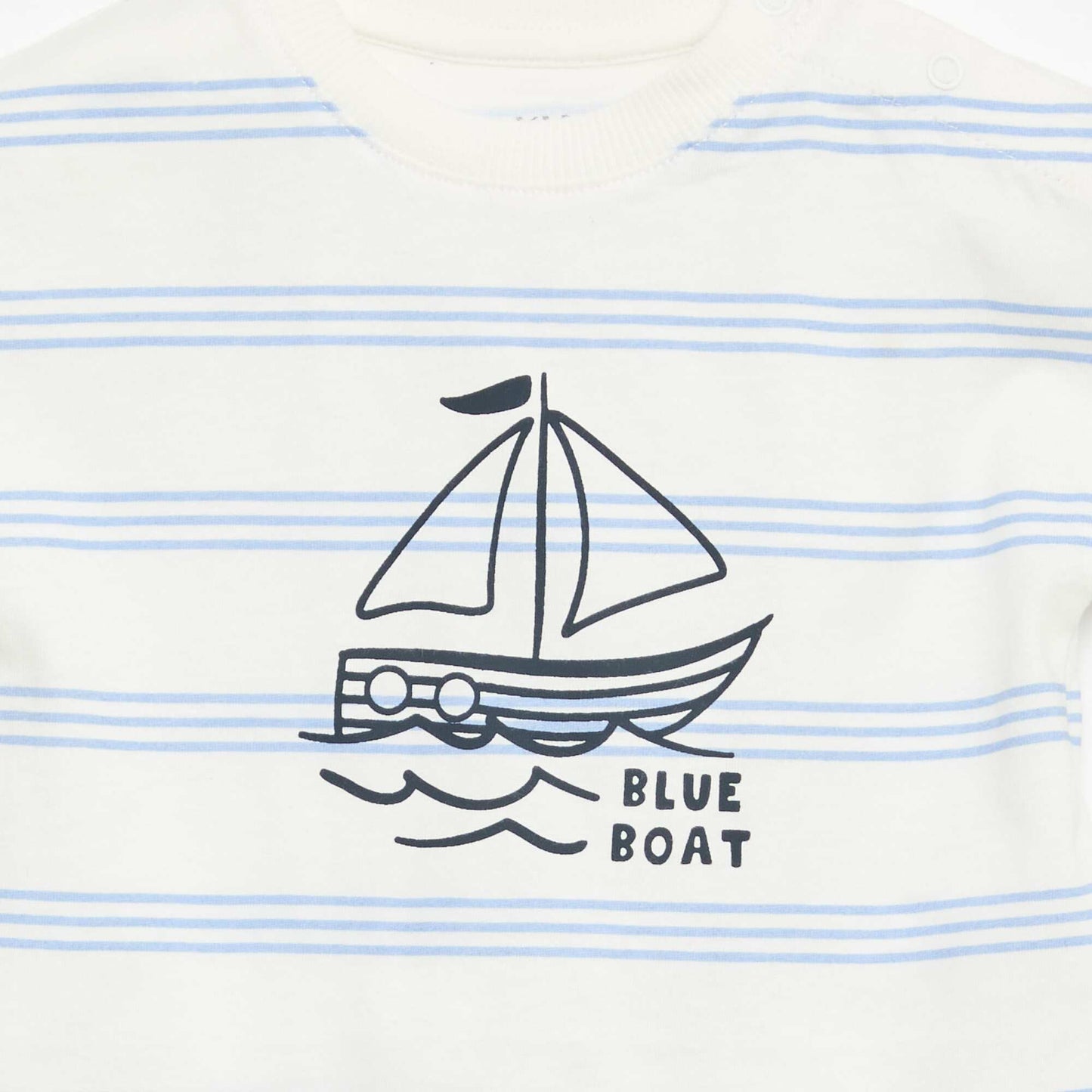 Ensemble 2 pièces en coton  T-shirt + short BLANC