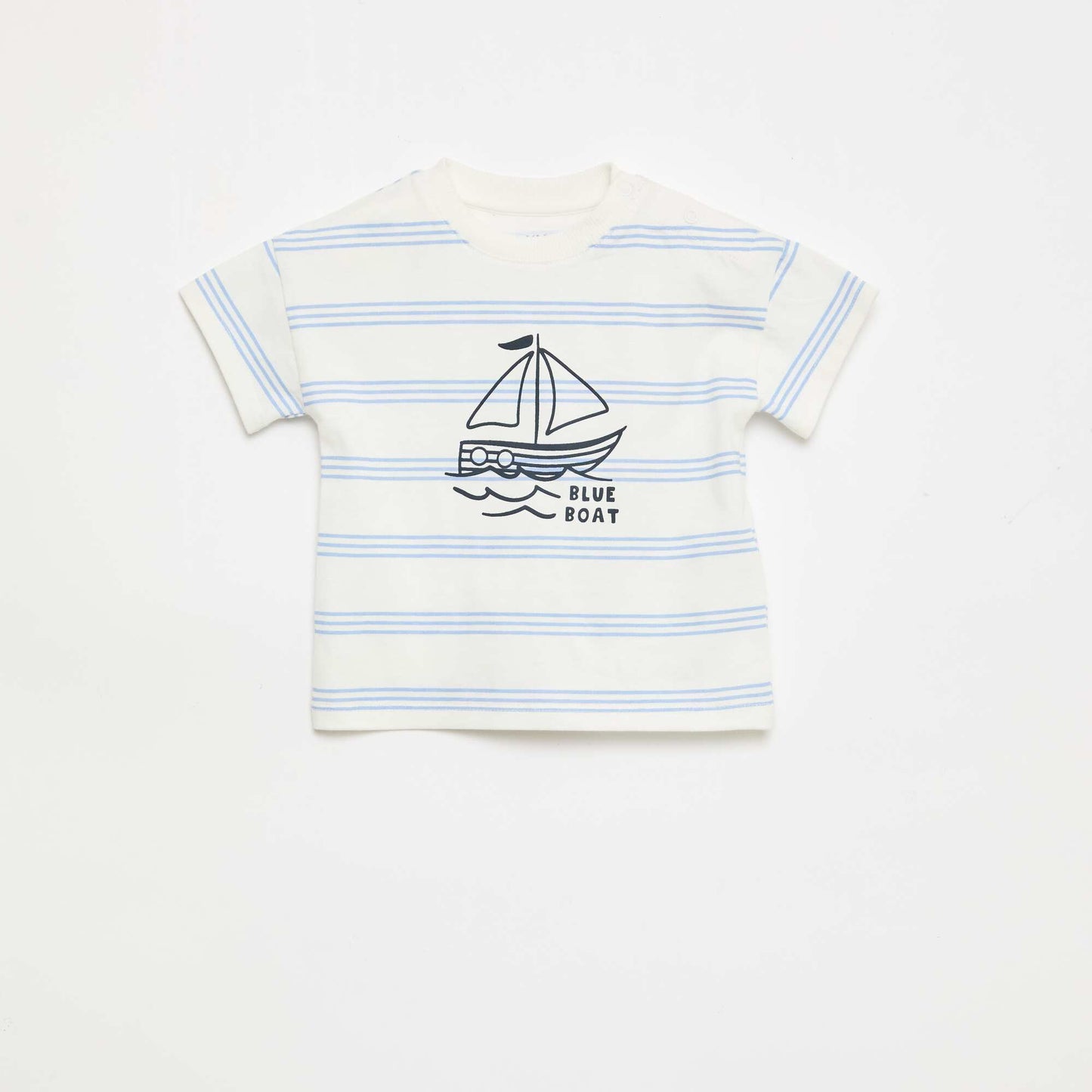 Ensemble 2 pièces en coton  T-shirt + short BLANC