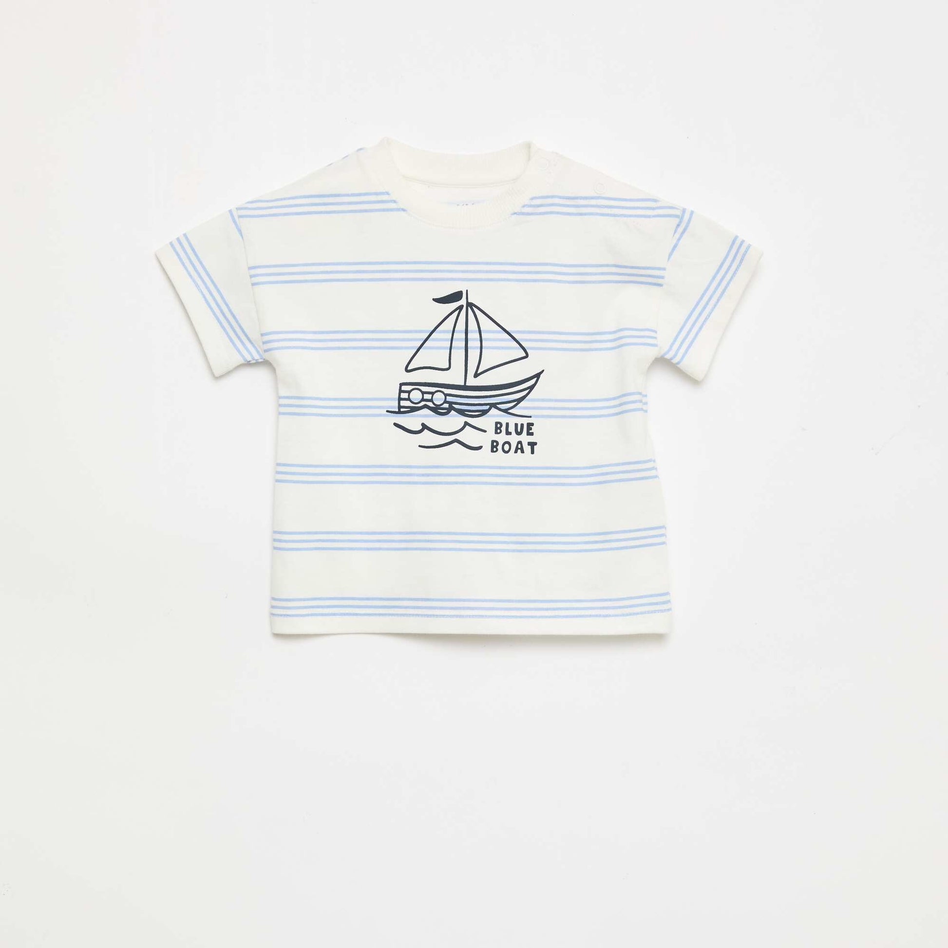 Ensemble 2 pièces en coton  T-shirt + short BLANC