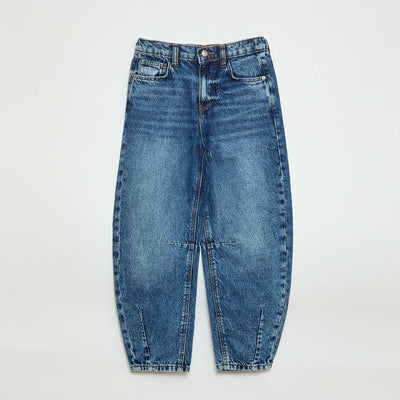 Jean forme balloon BLEU