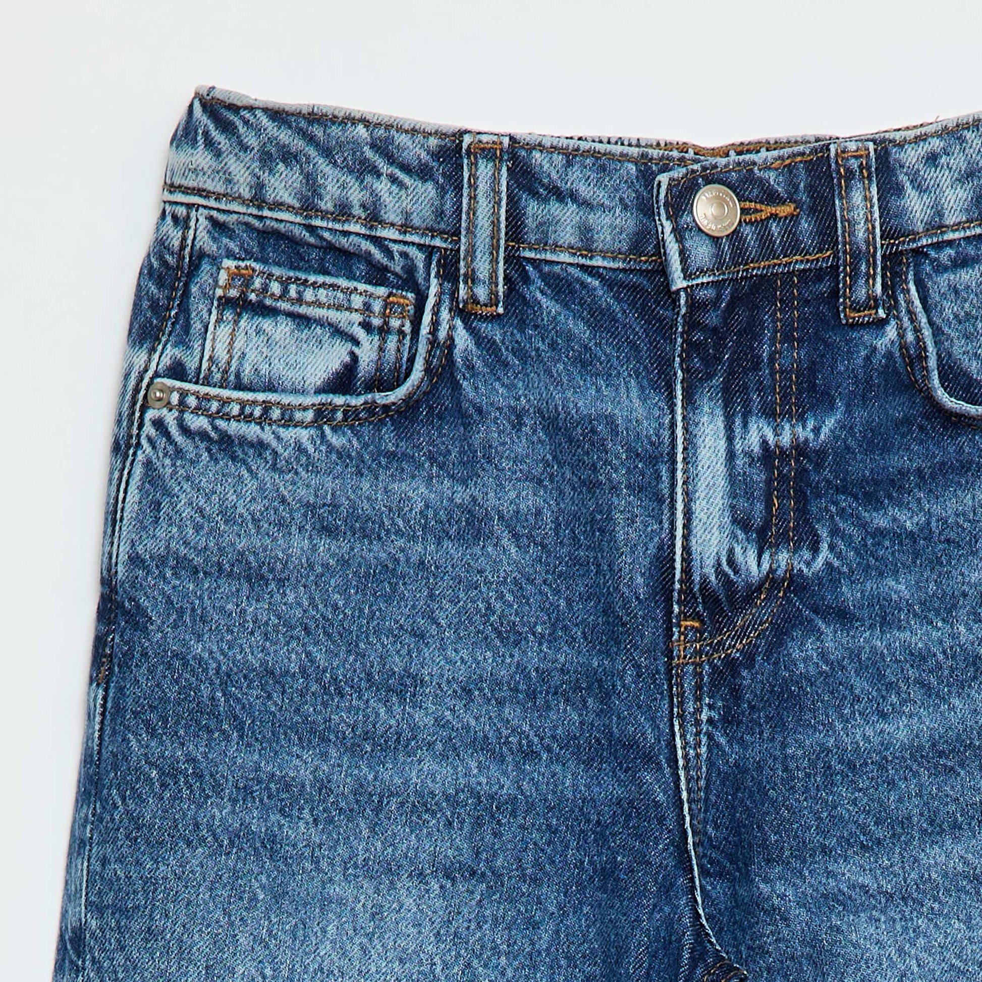 Jean forme balloon BLEU