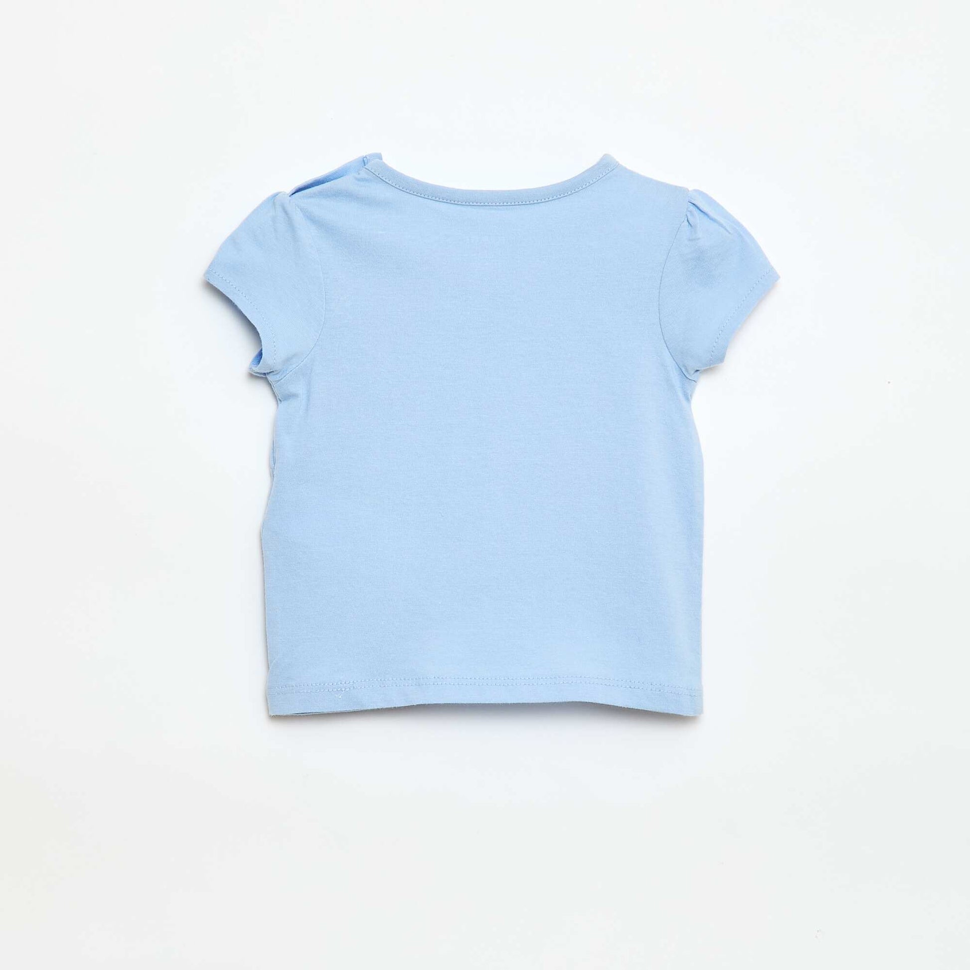 T-shirt en jersey avec manches courtes BLEU