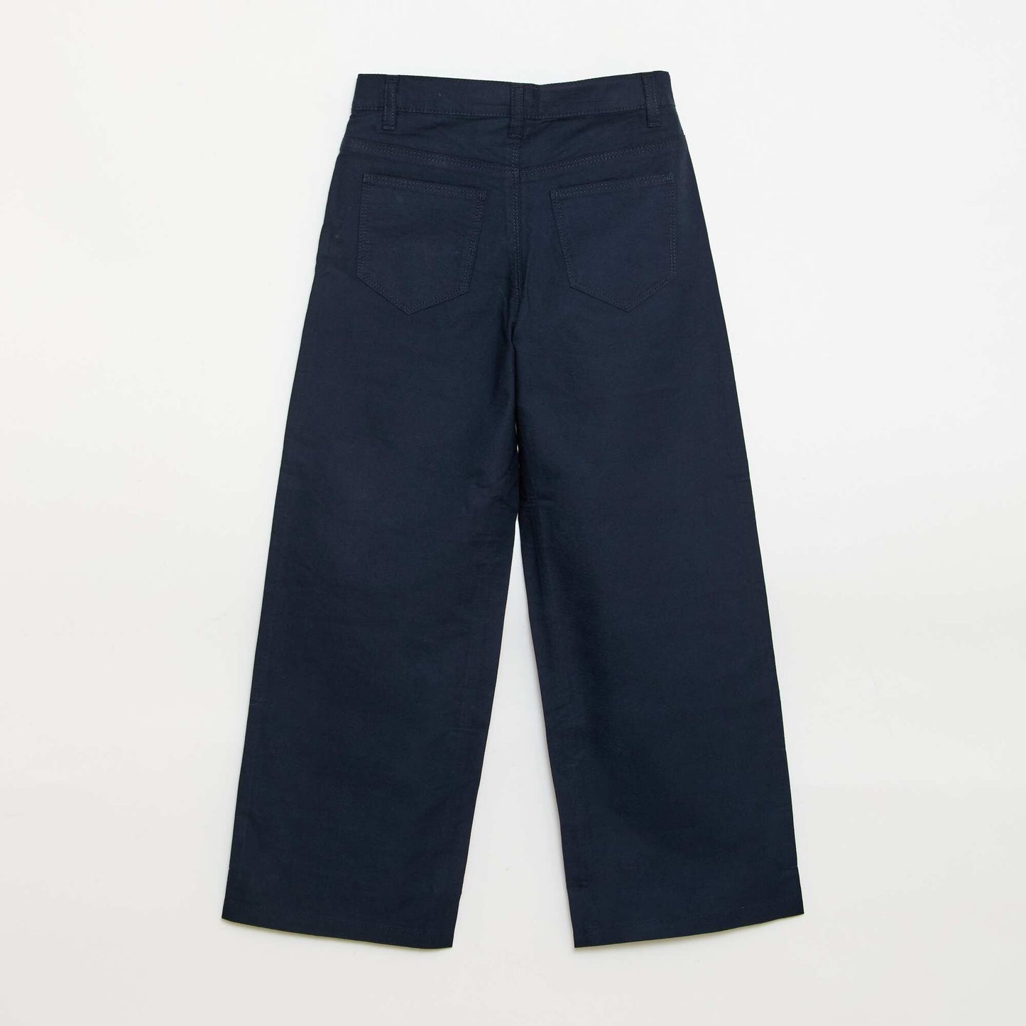 Pantalon chino wide legs BLEU
