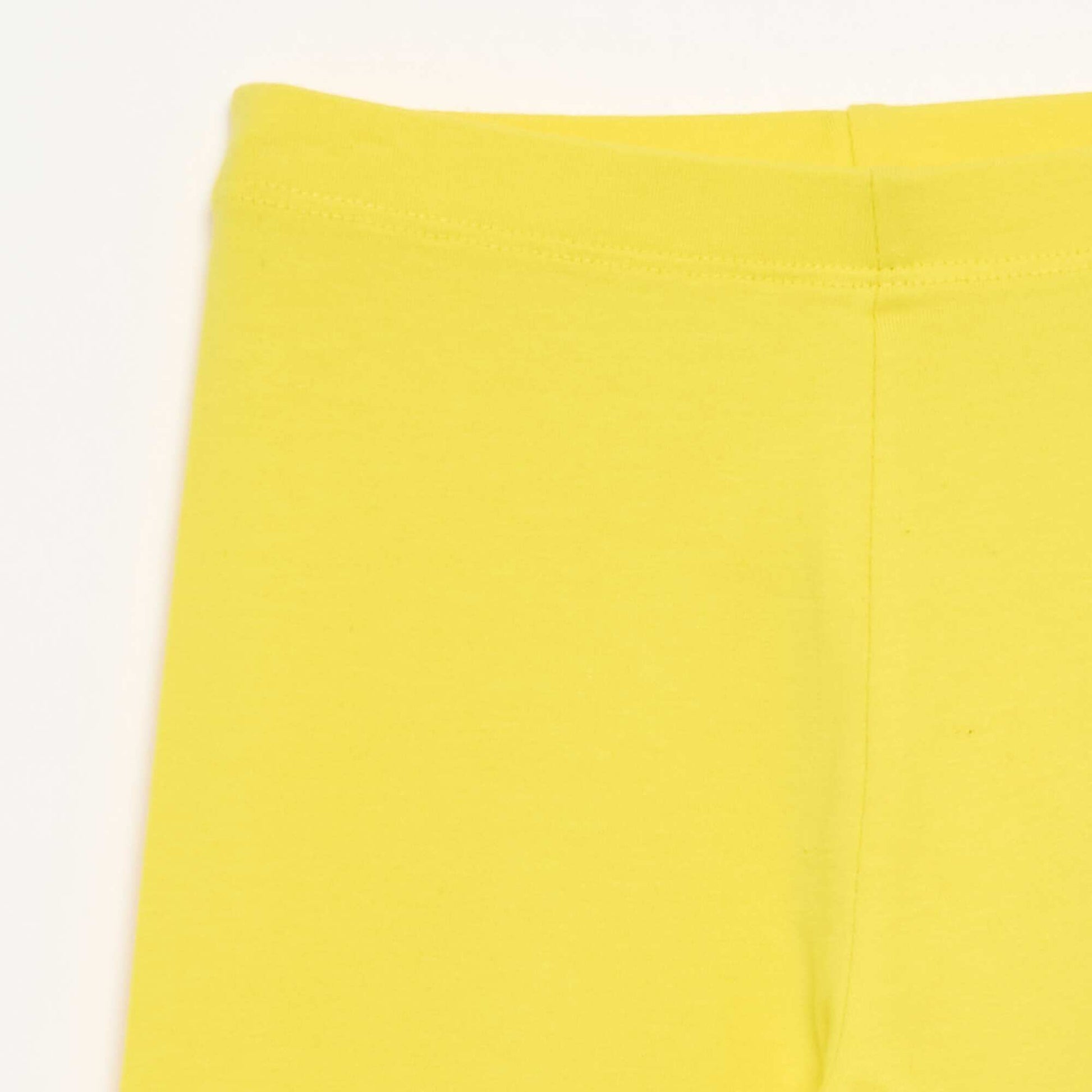Legging long uni JAUNE