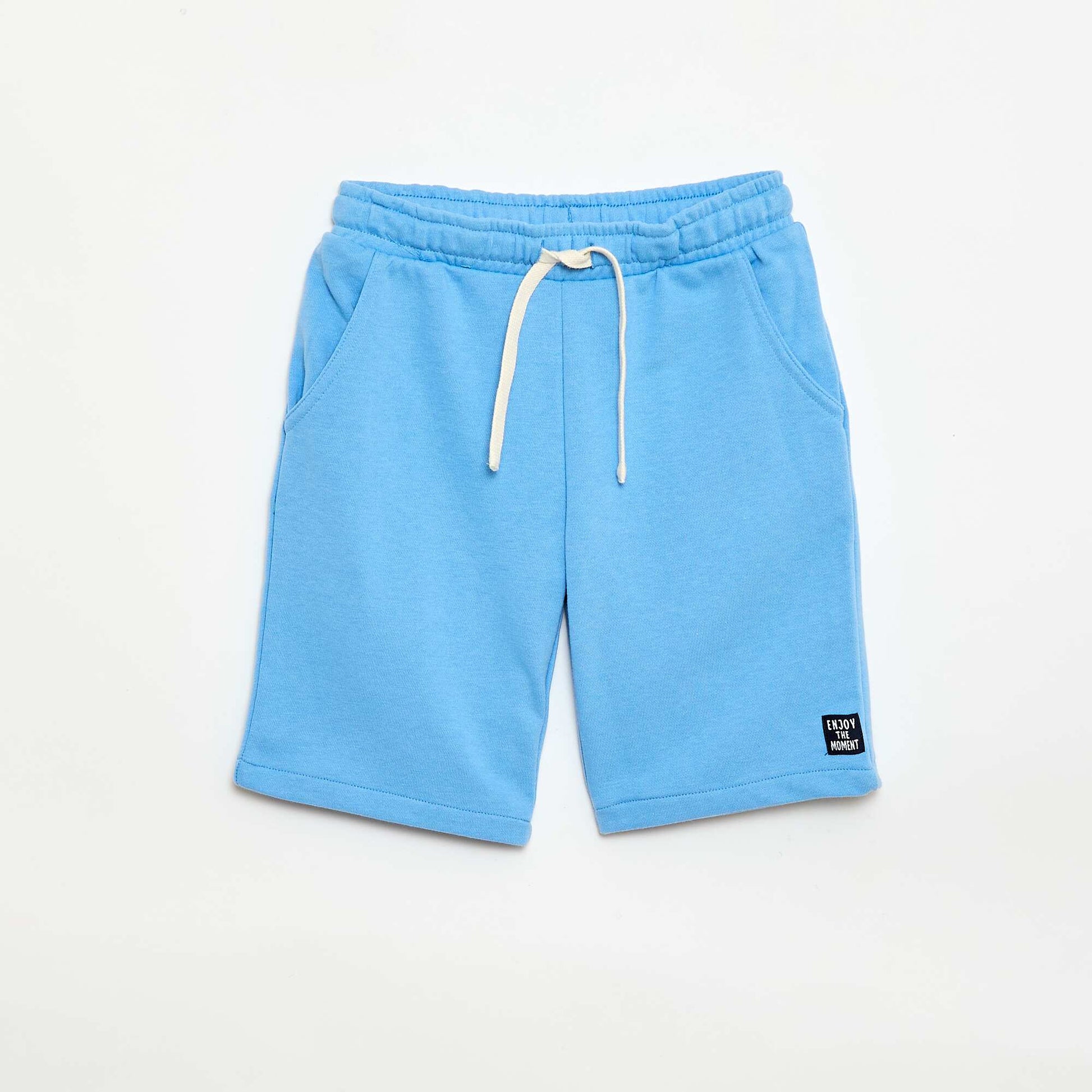 Ensemble short + T-shirt  avec imprimé poitrine BLANC