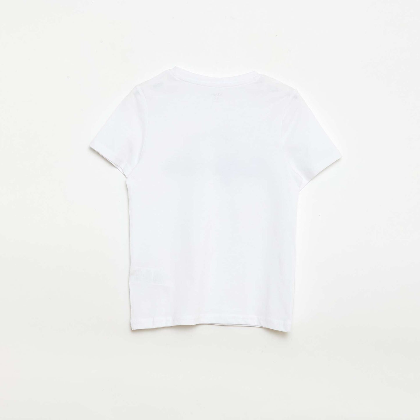 Ensemble short + T-shirt  avec imprimé poitrine BLANC