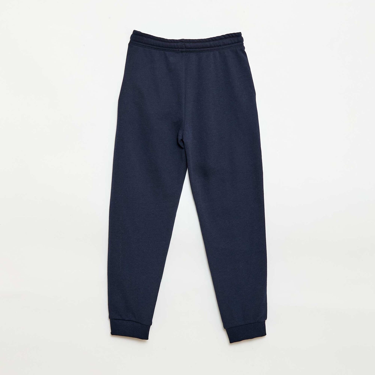 Pantalon de jogging uni avec cordons de serrage BLEU