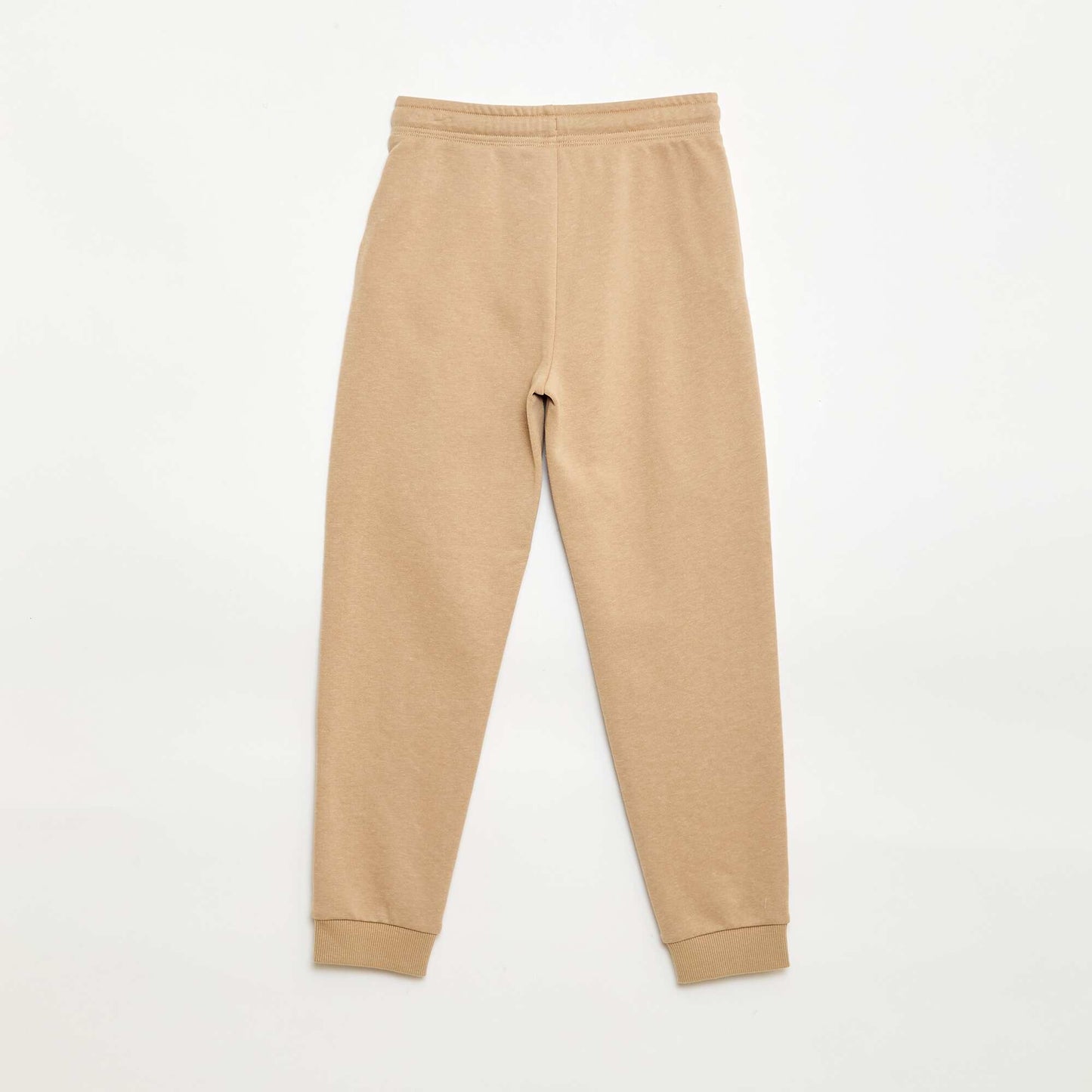 Pantalon de jogging uni avec cordons de serrage BEIGE