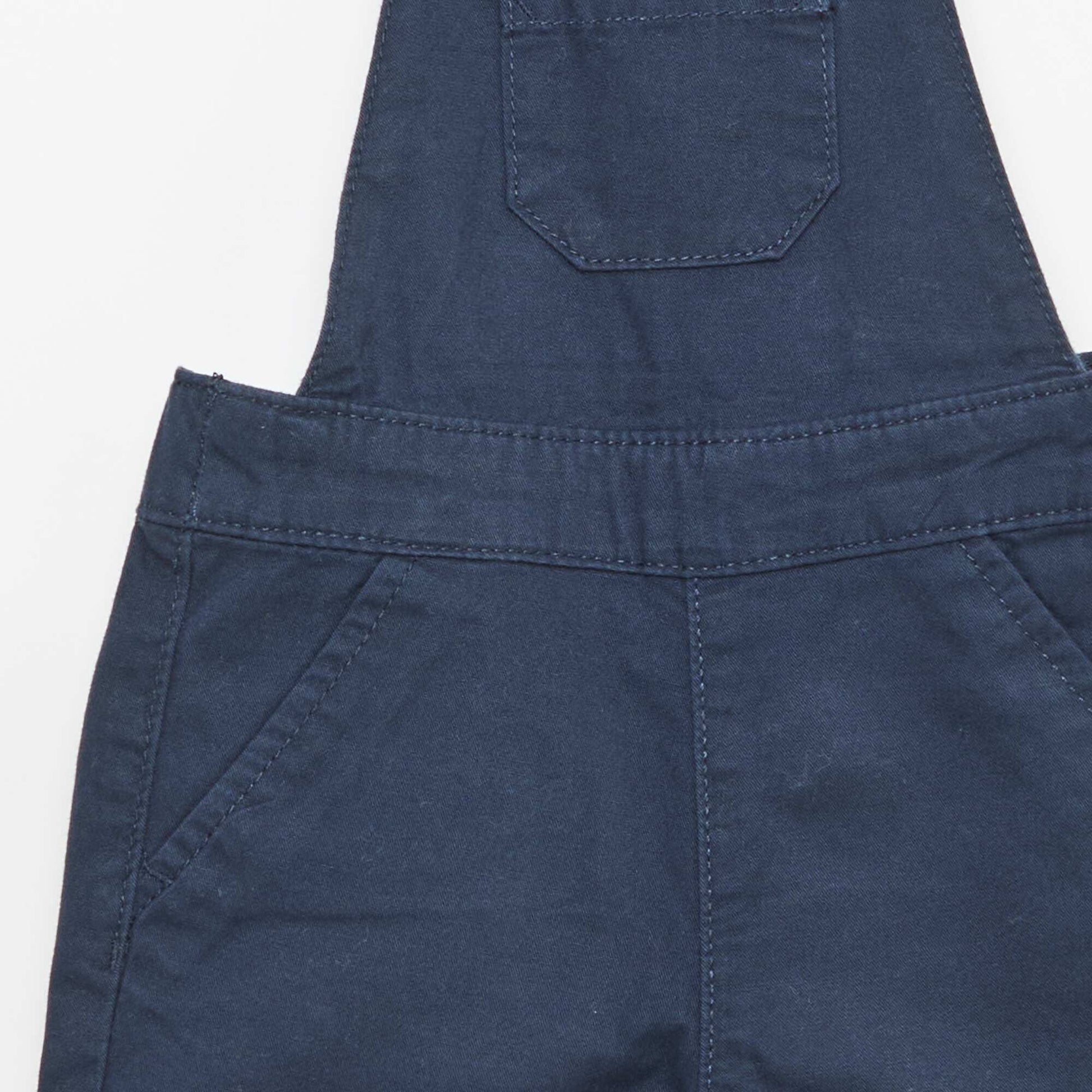Salopette légère avec bretelles ajustables BLEU