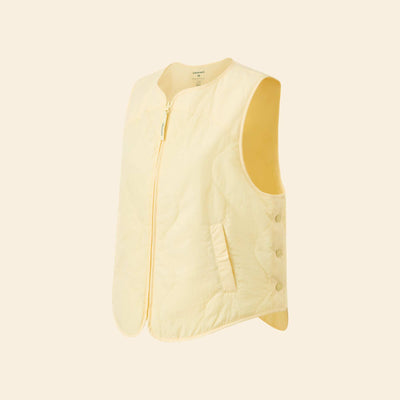 Veste de sport sans manches JAUNE