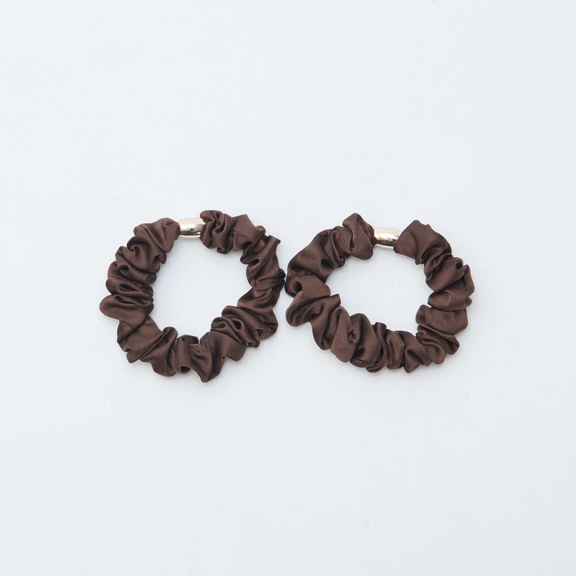 Lot de 4 chouchous MARRON