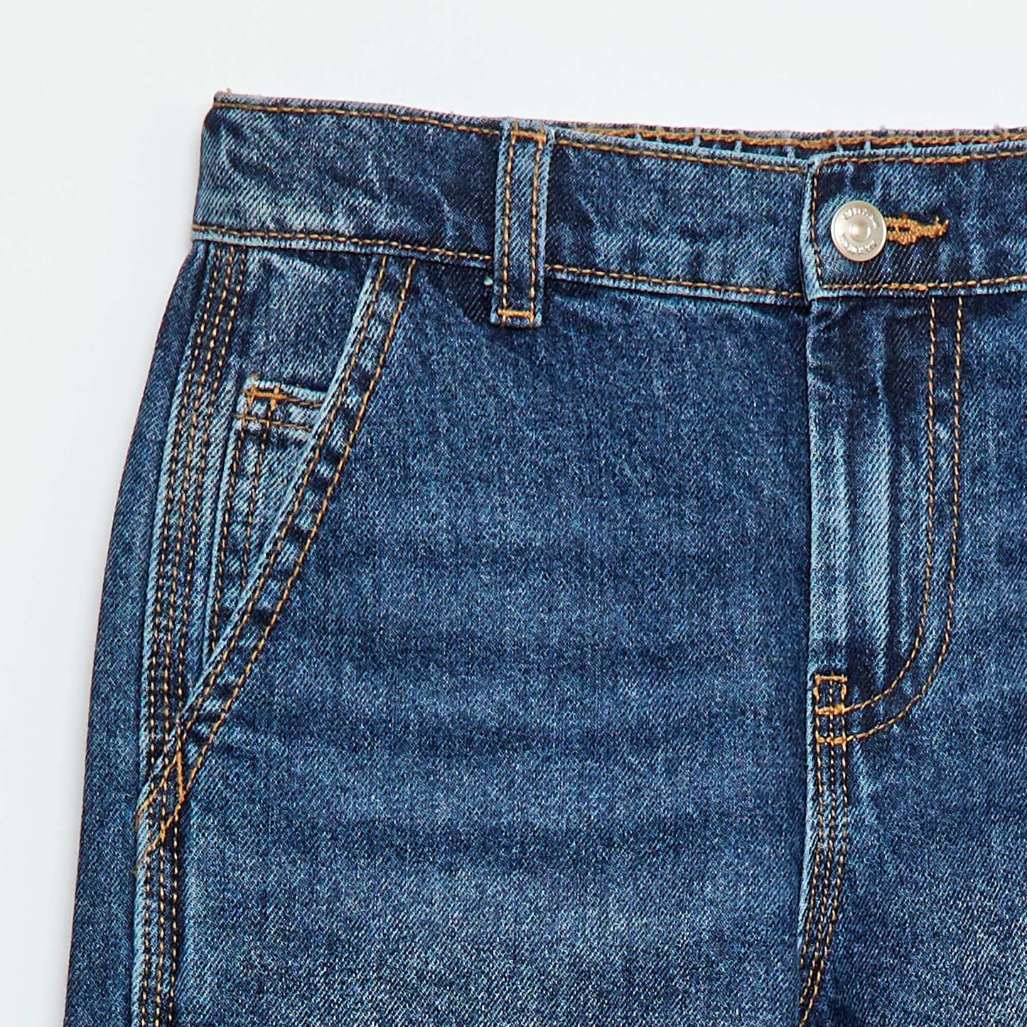 Jean loose à grandes poches BLEU