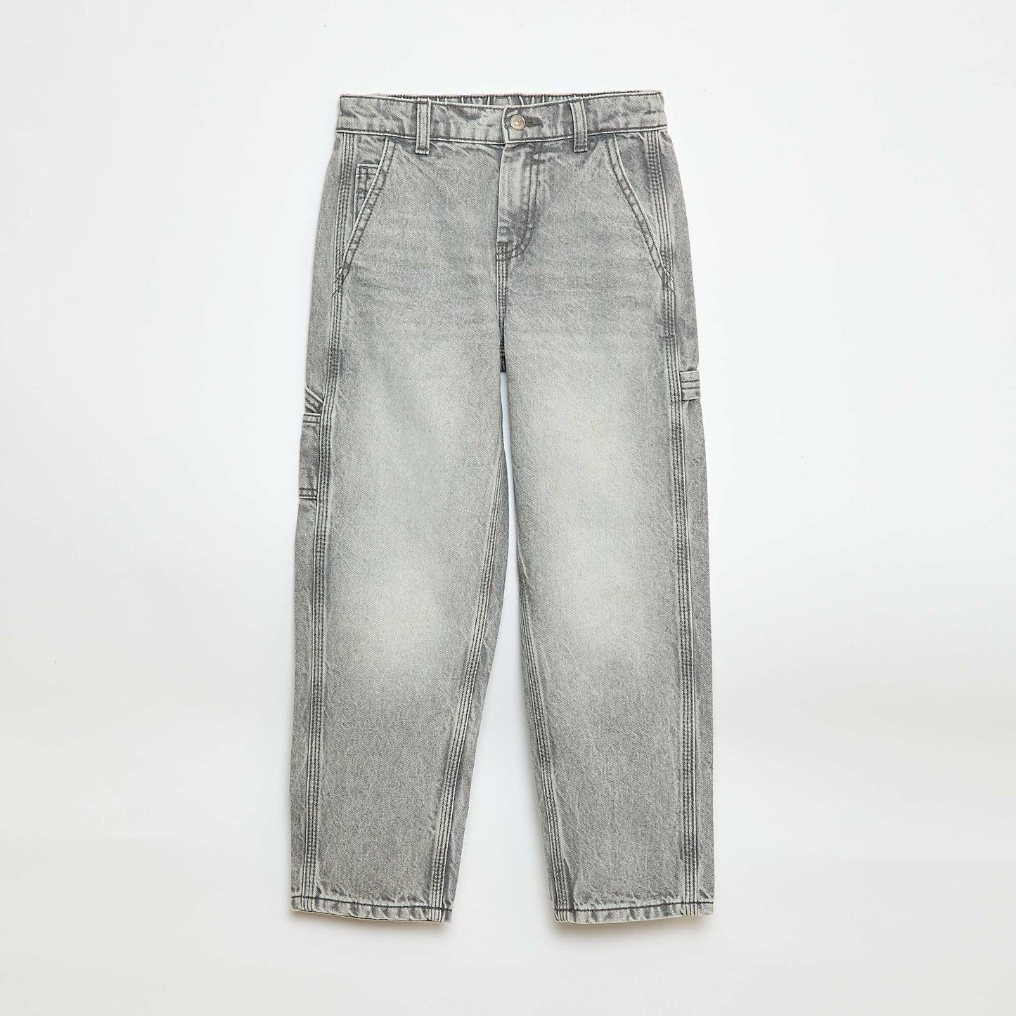 Jean loose à grandes poches GRIS
