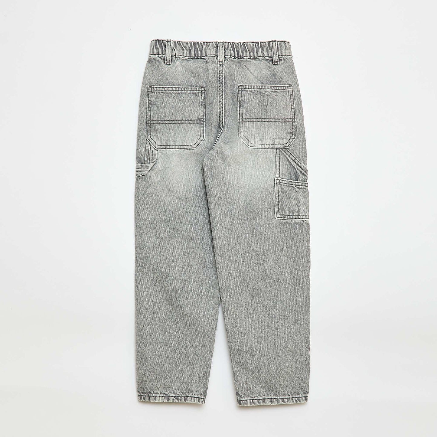 Jean loose à grandes poches GRIS