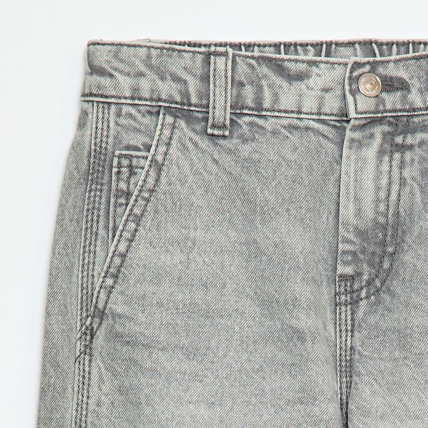 Jean loose à grandes poches GRIS
