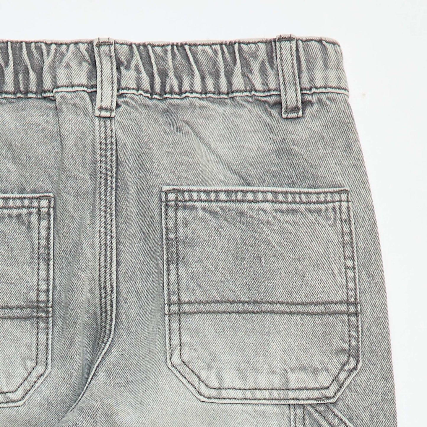 Jean loose à grandes poches GRIS