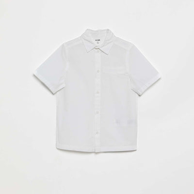 Chemise à manches courtes BLANC