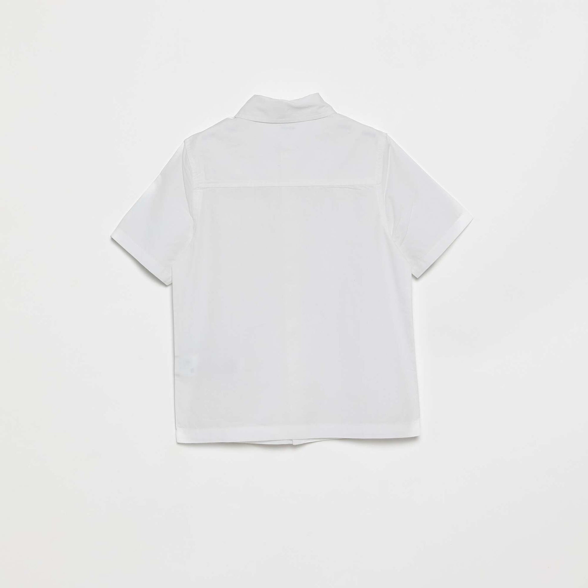 Chemise à manches courtes BLANC