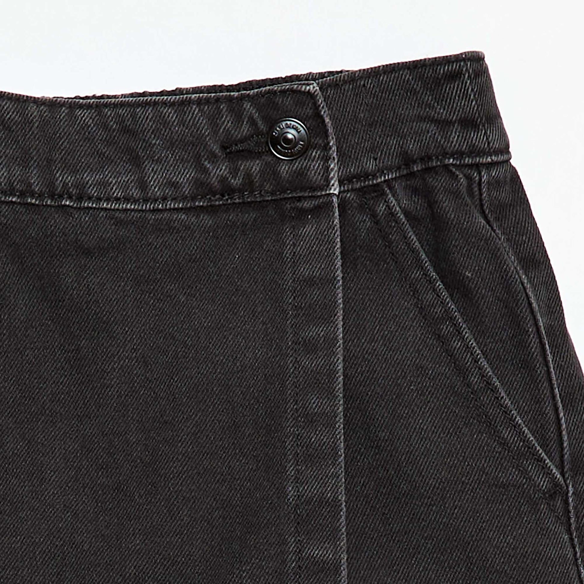 Jupe short en jean GRIS