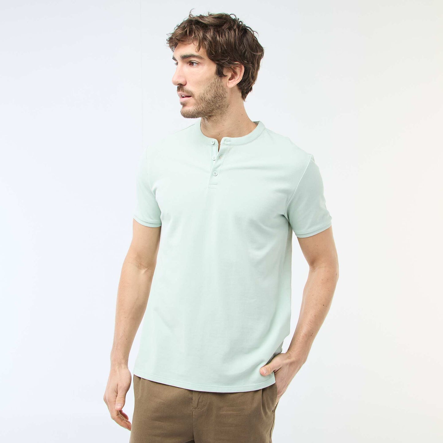 Polo col mao BLEU