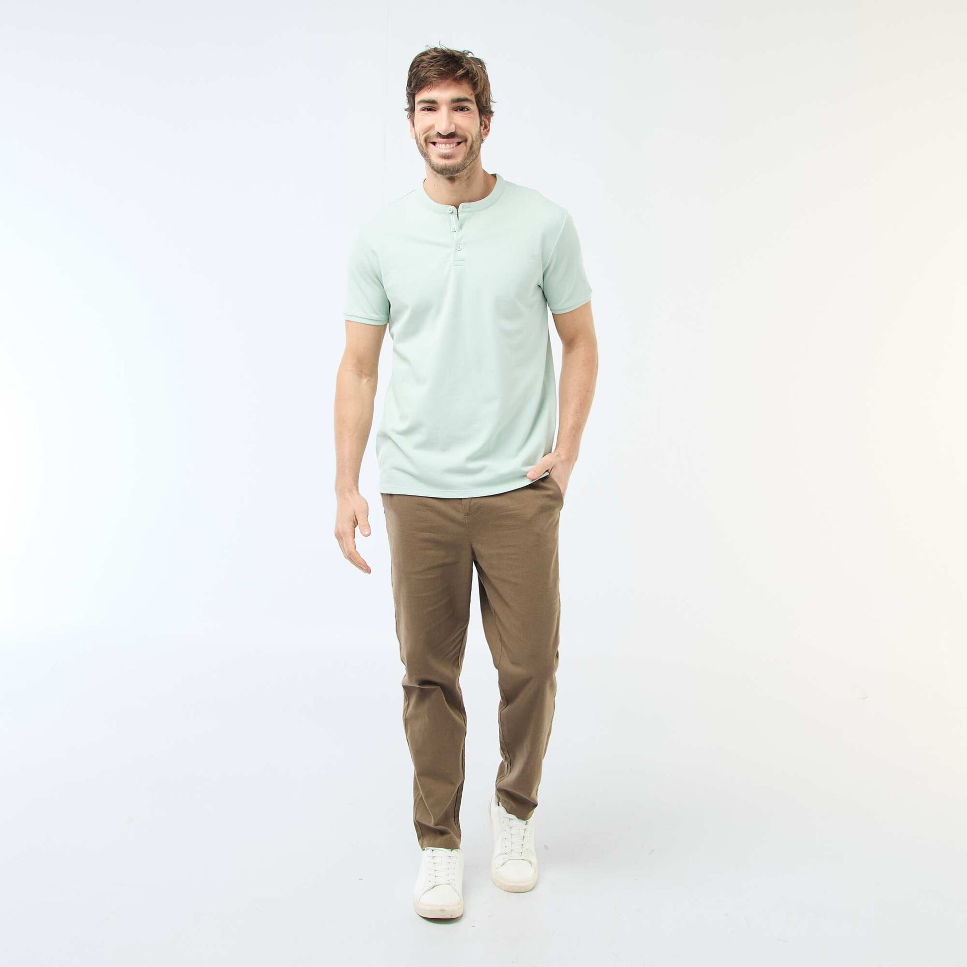 Polo col mao BLEU