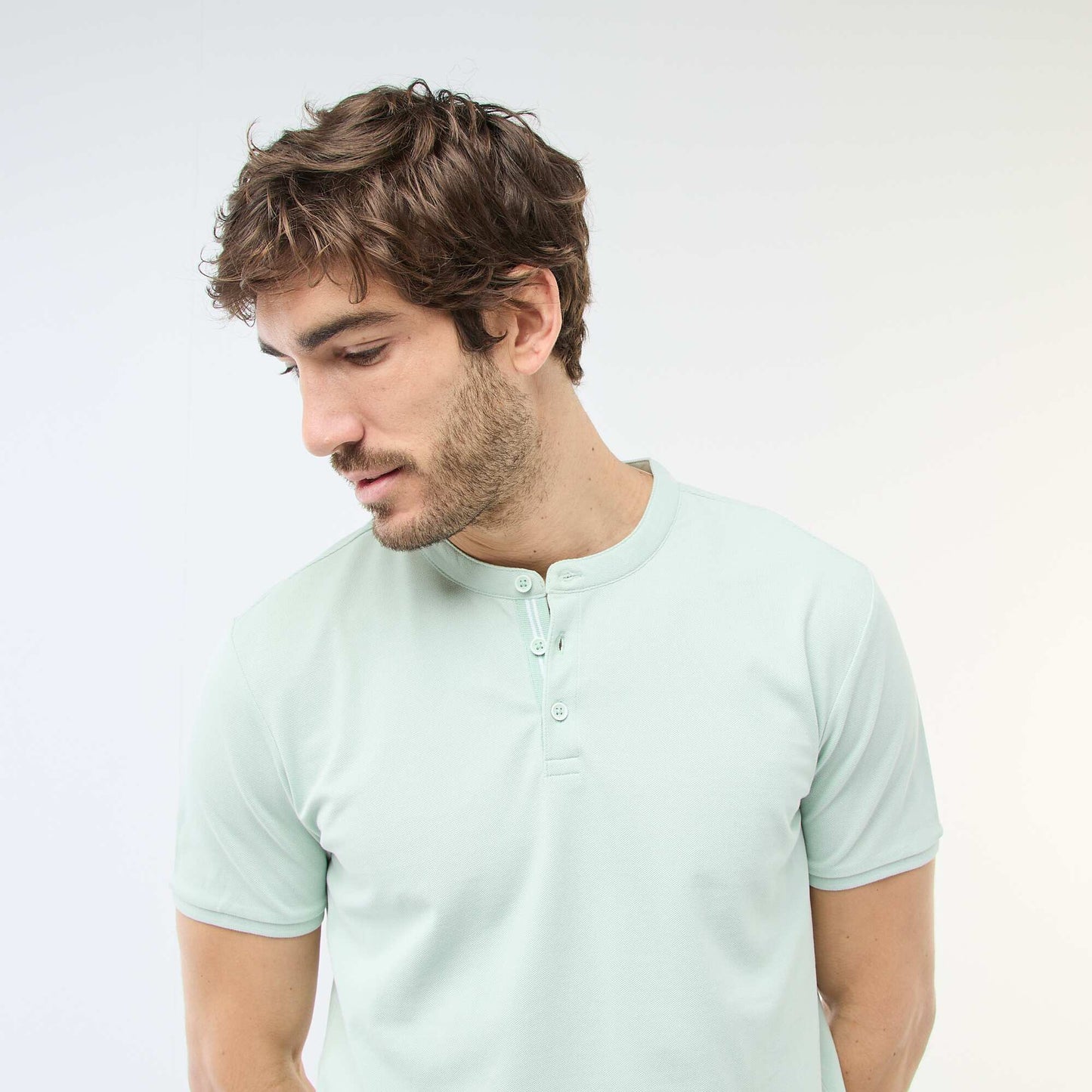 Polo col mao BLEU