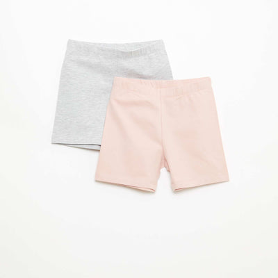 Lot de 2 shorts cyclistes ROSE